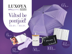 Luxoya x BrillBird Hűségprogram!